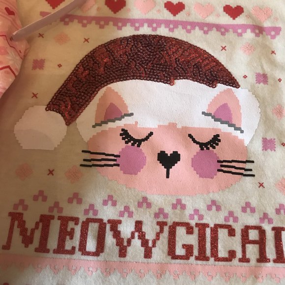 NWt 18m or 2t Nannette santa cat christmas set - Picture 3 of 8